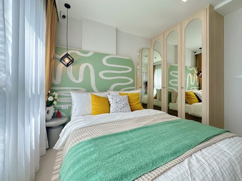 ขายดาวน์ขาดทุน คอนโด Dcondo Calm Ramkhamhaeng 40 ชั้น 3 เจ้าของขา