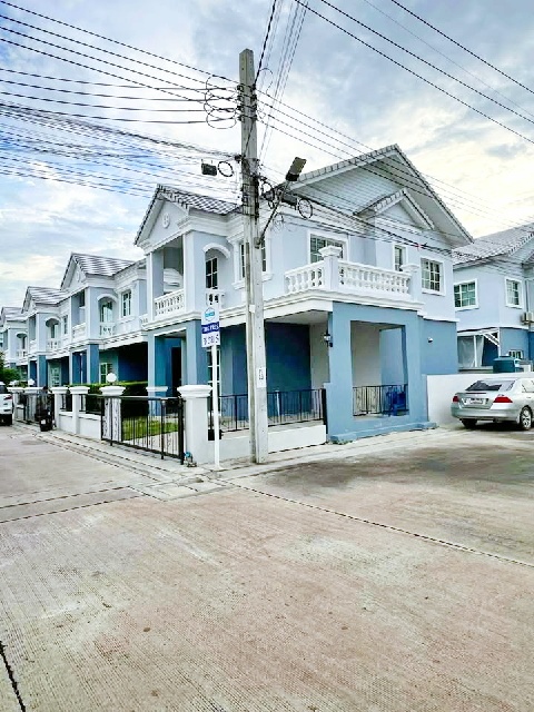 หลังมุม 56ตร.วา ม.หัวถ.วัดศรีวารีน้อย APL สุวรรณภูมิ บ้าน 2ชั้น