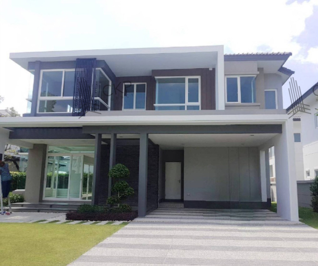 บ้านเดี่ยว เดอะ แกรนด์ ปิ่นเกล้า-เดอ ไพน์ หน้าบ้านไม่ชนใคร สงบร่ม