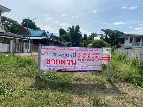 ขายที่ดินเปล่า 200 ตารางวา (โฉนด 2 แปลง) ต.ไม้งาม อ.เมือง จ.ตาก