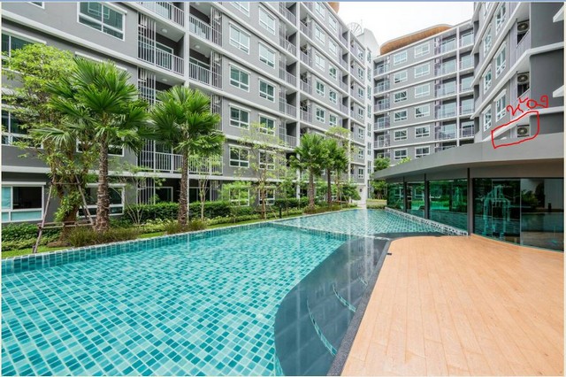 ขายลดเหลือ1.39ล.ห้อง1Bed30ม.ชั้น2 คอนโดเดอะทรัสต์ อมตะ-ชลบุรี
